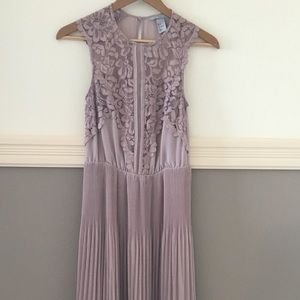 H&M pleated dress